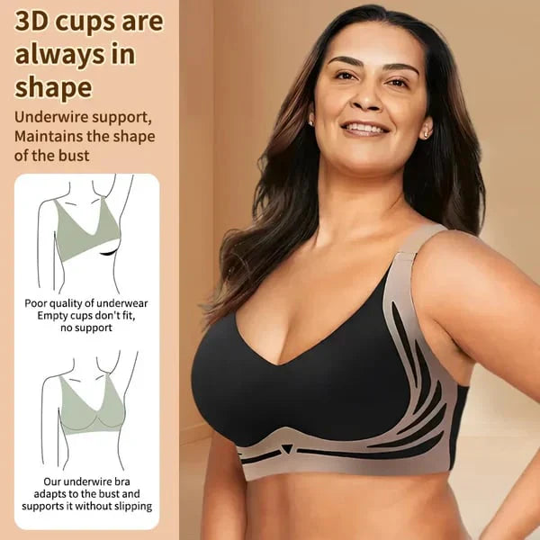 Posture Perfect Wireless Bra. (Pack Of 3) FREE SIZE